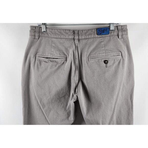 SOLD OUT Mugsy Jeans Mens 33x32 Gray Damens Straight Leg Pants - Picture 9 of 12